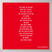 VALENTIJNSDAG ROMANTIC POEM POSTER (Voorkant)