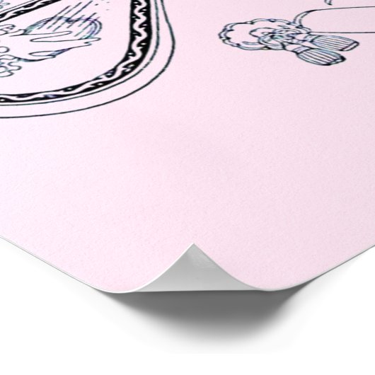 VALENTIJNSDAG ROMANTIEK, ROMANTISCHE GELIEFDE IN D POSTER (Hoek)