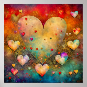 Valentijnsdag Romantisch Aandenken Poster