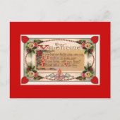 Valentijnsdag Romantisch gedicht Briefkaart (Voorkant)