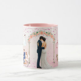 Valentijnsdag Romantisch Koppel Silhouet Liefde Mok