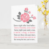 Valentijnsdag romantisch liefdesgedicht voor lieve kaart (Gele Bloem)