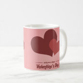 Valentijnsdag Romantisch Mokontwerp Koffiemok (Voorkant rechts)
