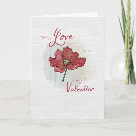 Valentijnsdag Romantisch voor mijn liefde mijn Val Kaart (Voorkant)