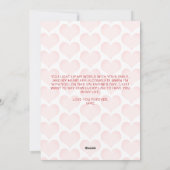 Valentijnsdag Romantische Boog Aangepaste Foto Kaa Feestdagenkaart (Achterkant)