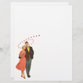 Valentijnsdag, Romantische drijvende harten (Voorkant / Achterkant)