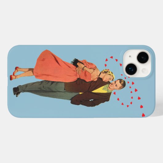 Valentijnsdag, Romantische drijvende harten Case-Mate iPhone Case (Achterkant (horizontaal))