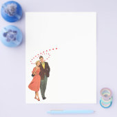  Valentijnsdag, Romantische drijvende harten Flyer (Enkel)