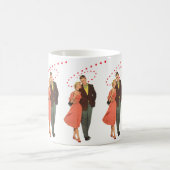  Valentijnsdag, Romantische drijvende harten Koffiemok (Center)