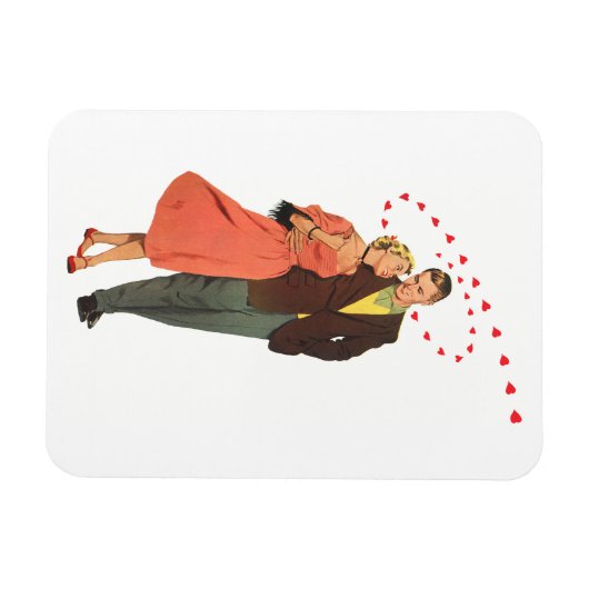  Valentijnsdag, Romantische drijvende harten Magneet (Horizontaal)