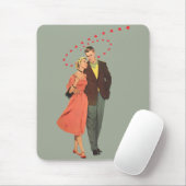  Valentijnsdag, Romantische drijvende harten Muismat (Met muis)