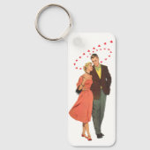  Valentijnsdag, Romantische drijvende harten Sleutelhanger (Voorkant)