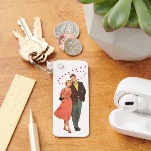  Valentijnsdag, Romantische drijvende harten Sleutelhanger (Bureau)