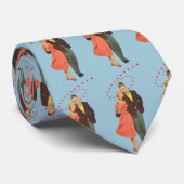  Valentijnsdag, Romantische drijvende harten Stropdas (Opgerold)