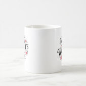 Valentijnsdag romantische liefde citeert typografi koffiemok (Center)