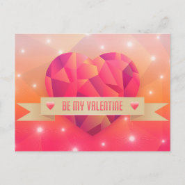 Valentijnsdag romantische liefde modern feestdagenkaart