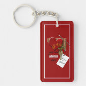 Valentijnsdag Romantische sleutel tot mijn hart Sleutelhanger (Voorkant)