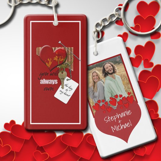 Valentijnsdag Romantische sleutel tot mijn hart Sleutelhanger