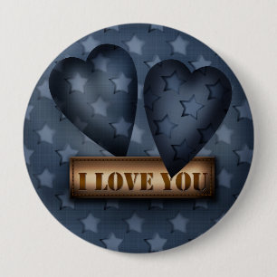 Valentijnsdag Ronde Button 4,0 Cm