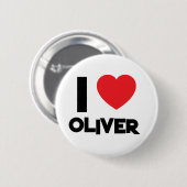 Valentijnsdag Ronde Button 5,7 Cm (Voorkant /achterkant)