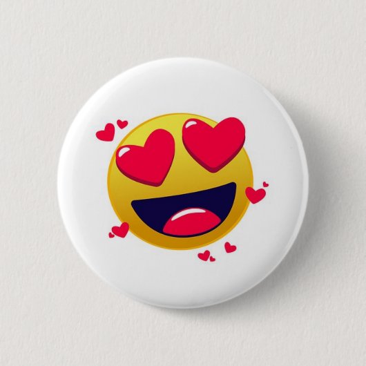 Valentijnsdag ❤ ronde button 5,7 cm (Voorkant)