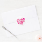 Valentijnsdag Ronde Sticker (Envelop)