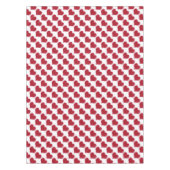 Valentijnsdag rood en wit hart patroonliefde tafelkleed (Voorkant)