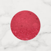 Valentijnsdag Rood papier Hartstrooisel Confetti (Kleine voorkant)