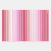 Valentijnsdag Rood Roze Harten Strepen Patroon  Inpakpapier Vel (Voorkant 2)