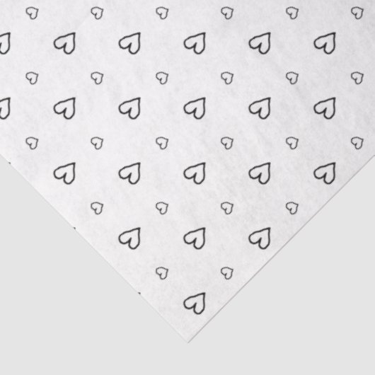 Valentijnsdag (rood) Scottie Dog (zwart) Tissuepapier (Detail)