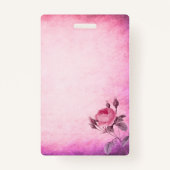 Valentijnsdag Roos Badge (Achterkant)