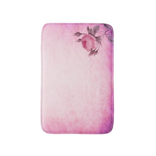 Valentijnsdag Roos Badmat (Voorkant Verticaal)