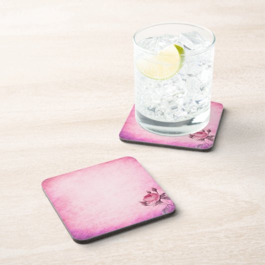 Valentijnsdag Roos Bier Onderzetter (Rechterzijde)