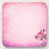 Valentijnsdag Roos Bier Onderzetter (Voorkant)