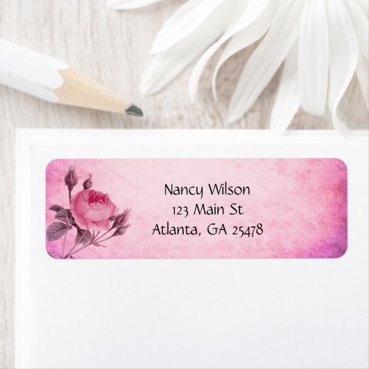 Valentijnsdag Roos Etiket (Insitu)