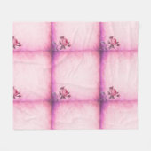 Valentijnsdag Roos Fleece Deken (Voorkant (Horizontaal))