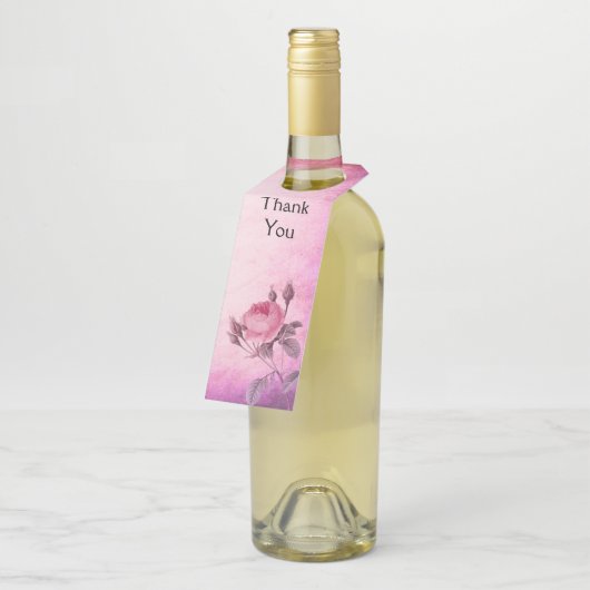 Valentijnsdag Roos Flessenhanger (Schuin)