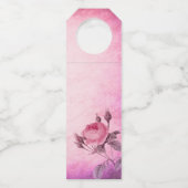 Valentijnsdag Roos Flessenhanger (Achterkant)