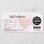 Valentijnsdag Roos glas glas  Petals Gift Kaart (Achterkant)