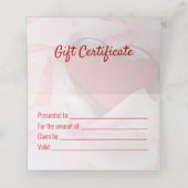 Valentijnsdag Roos glas glas  Petals Gift Kaart Plaatskaartje (Binnenkant ongevouwen)