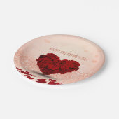 Valentijnsdag Roos Heart Bouquet - Bord papier (Gekanteld)