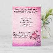 Valentijnsdag Roos Kaart (Staand voorkant)