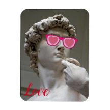 Valentijnsdag roos met een gekleurde bril