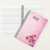 Valentijnsdag Roos Notitieboek (Binnen)