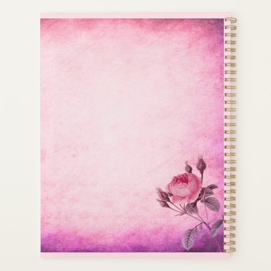 Valentijnsdag Roos Planner (Achterkant)