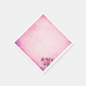 Valentijnsdag Roos Servet (Hoek)