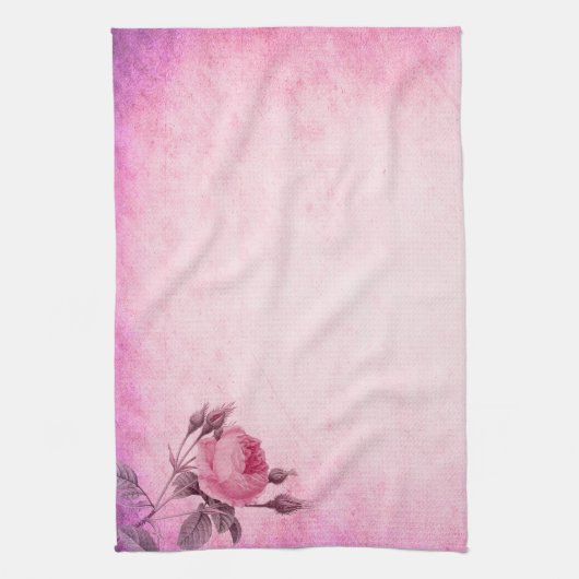 Valentijnsdag Roos Theedoek (Verticaal)