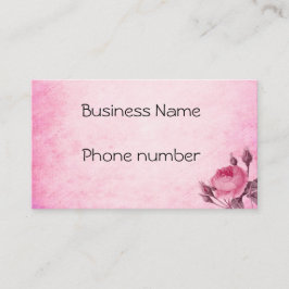 Valentijnsdag Roos Visitekaartje