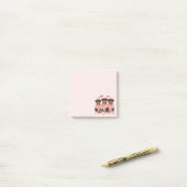 Valentijnsdag Rottweiler Dogs Post-it® Notes (Op bureau)