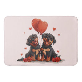 Valentijnsdag Rottweiler Honden Badmat